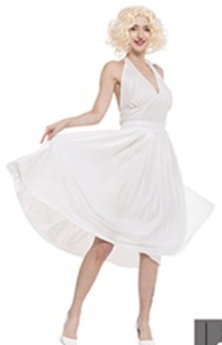 MARILYN MONROE COSTUME DRESS W/BELT